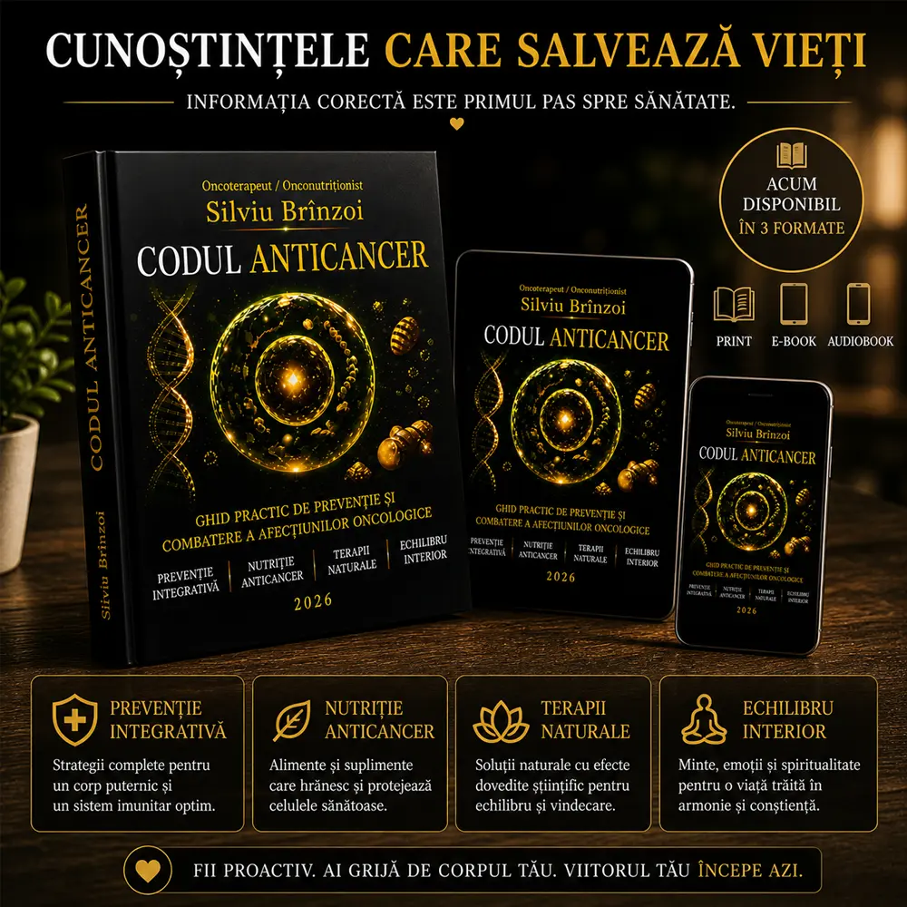 CODUL ANTICANCER - Carte Tipărită - Silviu Brînzoi - Image 7